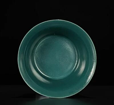 Zhengde Signed Old Chinese Yellow Glaze Bowl W/dragon N571