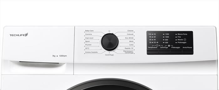 TECHLIFE - Lavatrice TFWM0712D 7 Kg Classe D