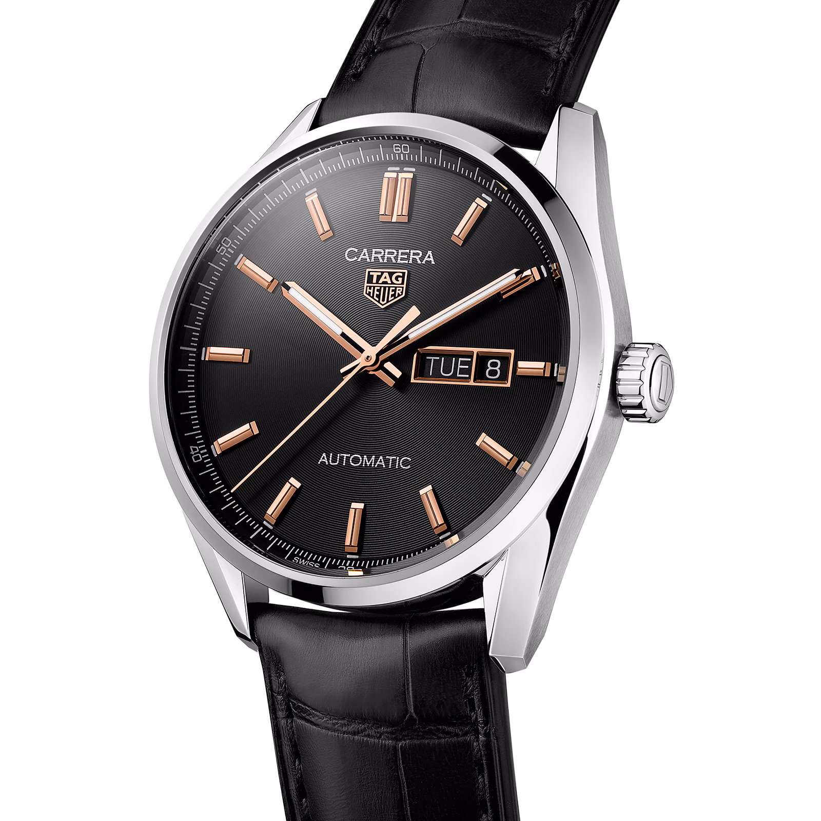 【7A Quality】TAG Heuer Carrera Day-Date Automatic Mens 41mm Watch WBN2013.FC6503