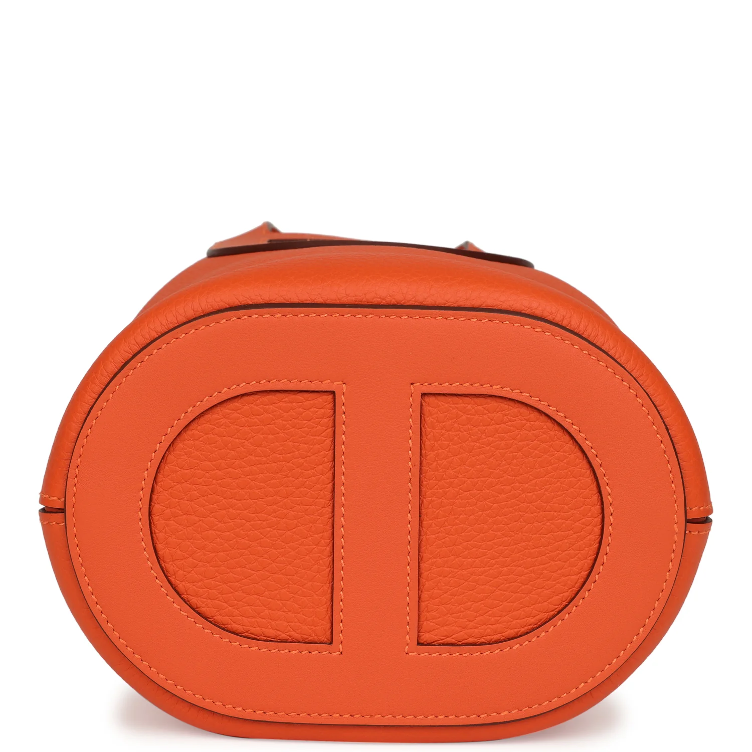 Hermes In-The-Loop 18 Tangerine Clemence, Swift Palladium Hardware