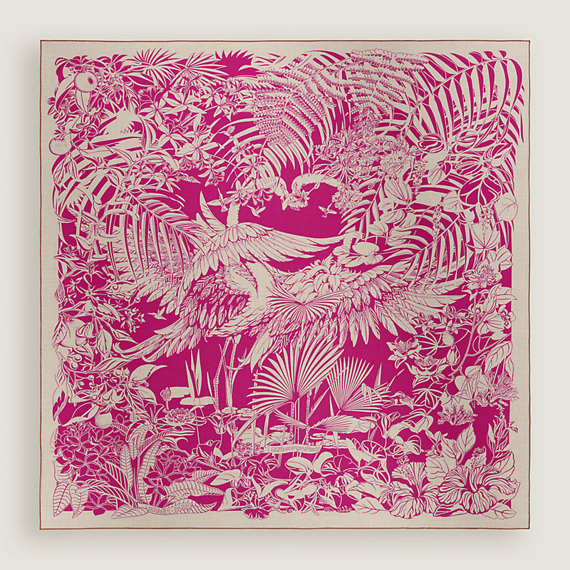 Flamingo Party Tattoo shawl 140