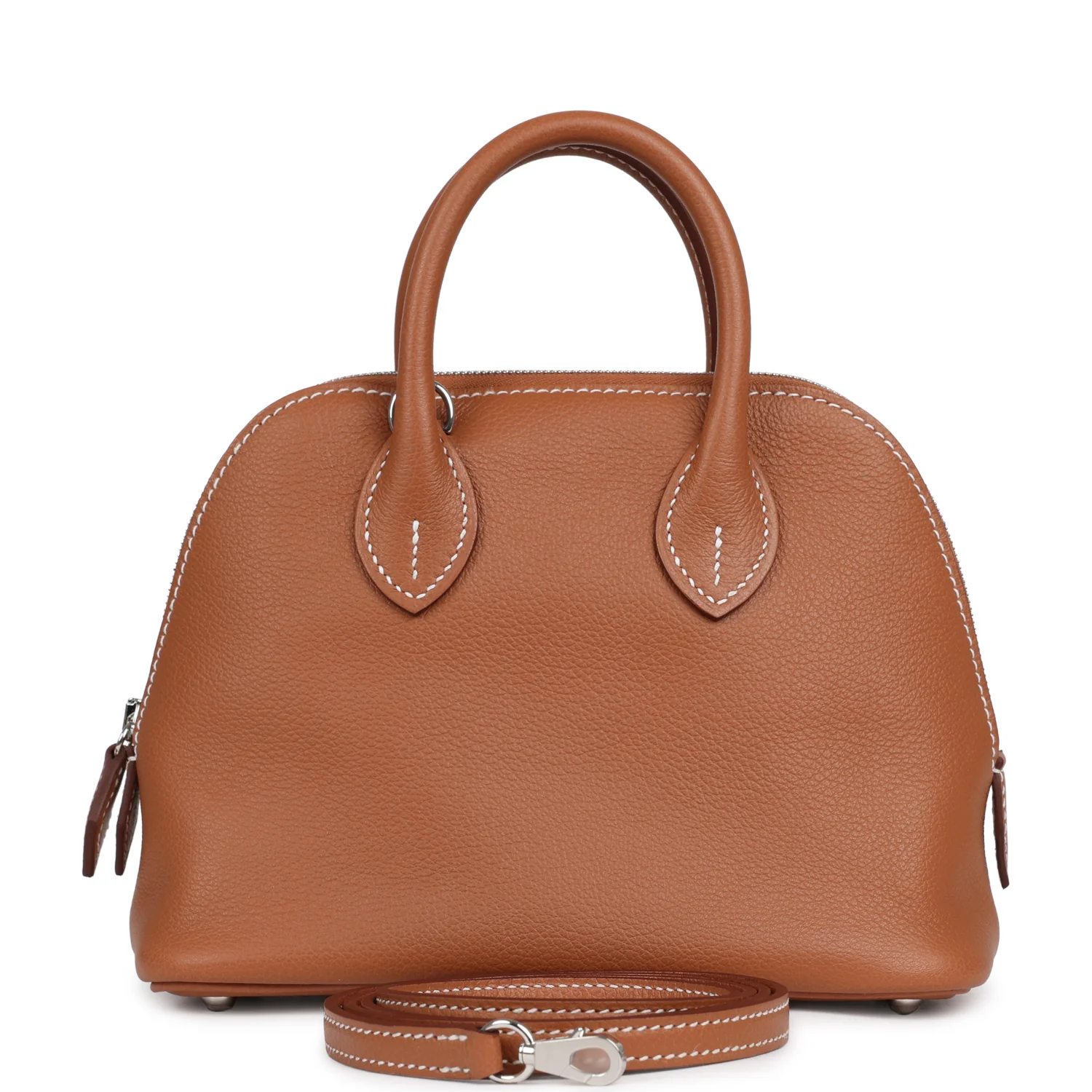 Hermes 1923 Bolide Mini Gold Evercolor Palladium Hardware