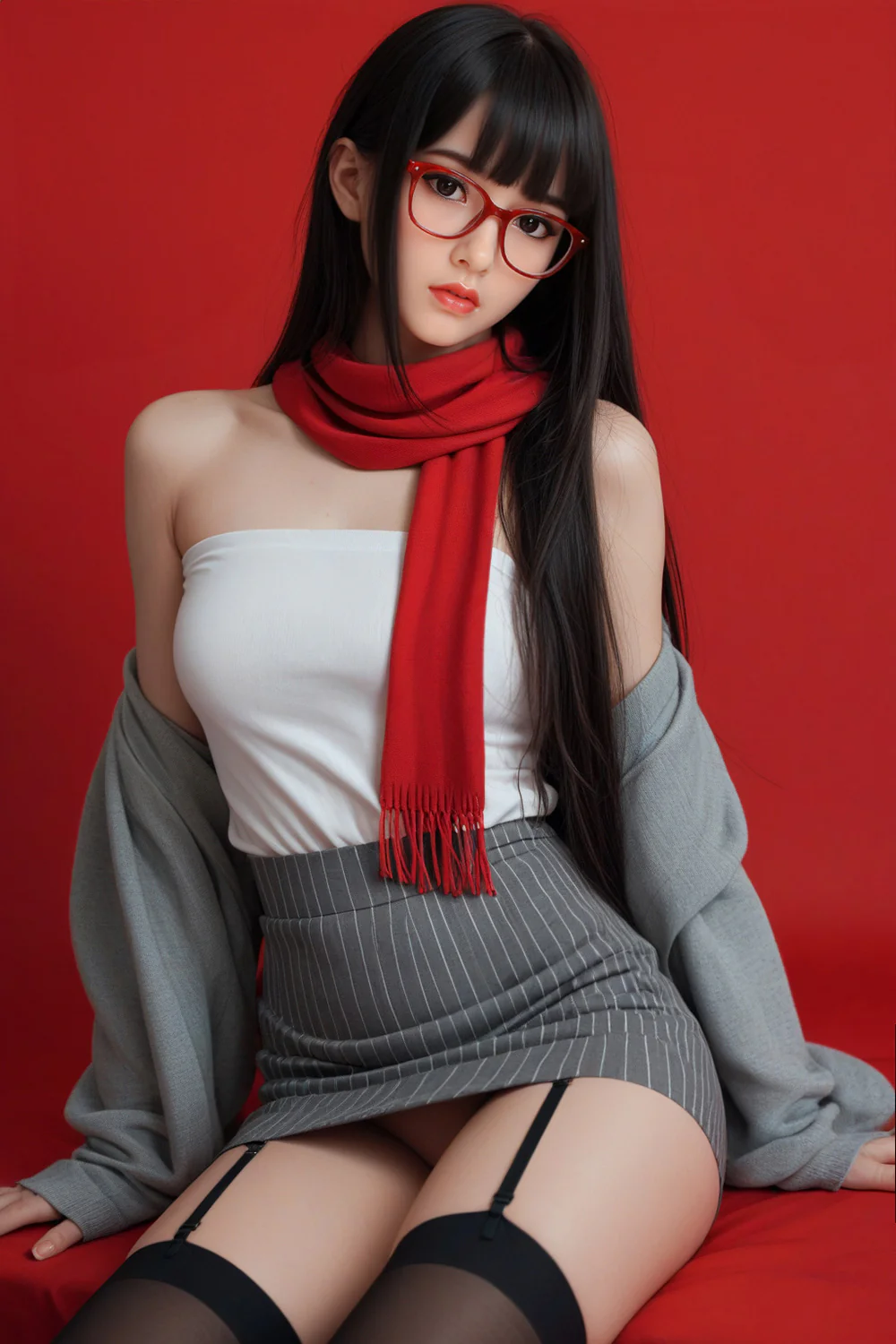 US Stock - Yumi Plus 5ft25 / 160cm 221 Head TPE Japanese Flat Chest Skinny Sex Doll For Men