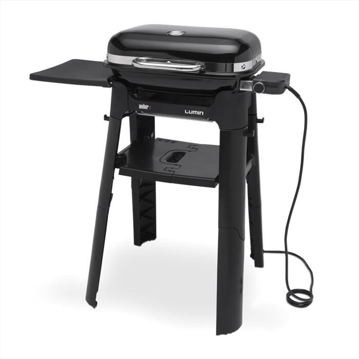 WEBER - LUMIN COMPACT CON STAND BARBECUE ELETTRICO-nero