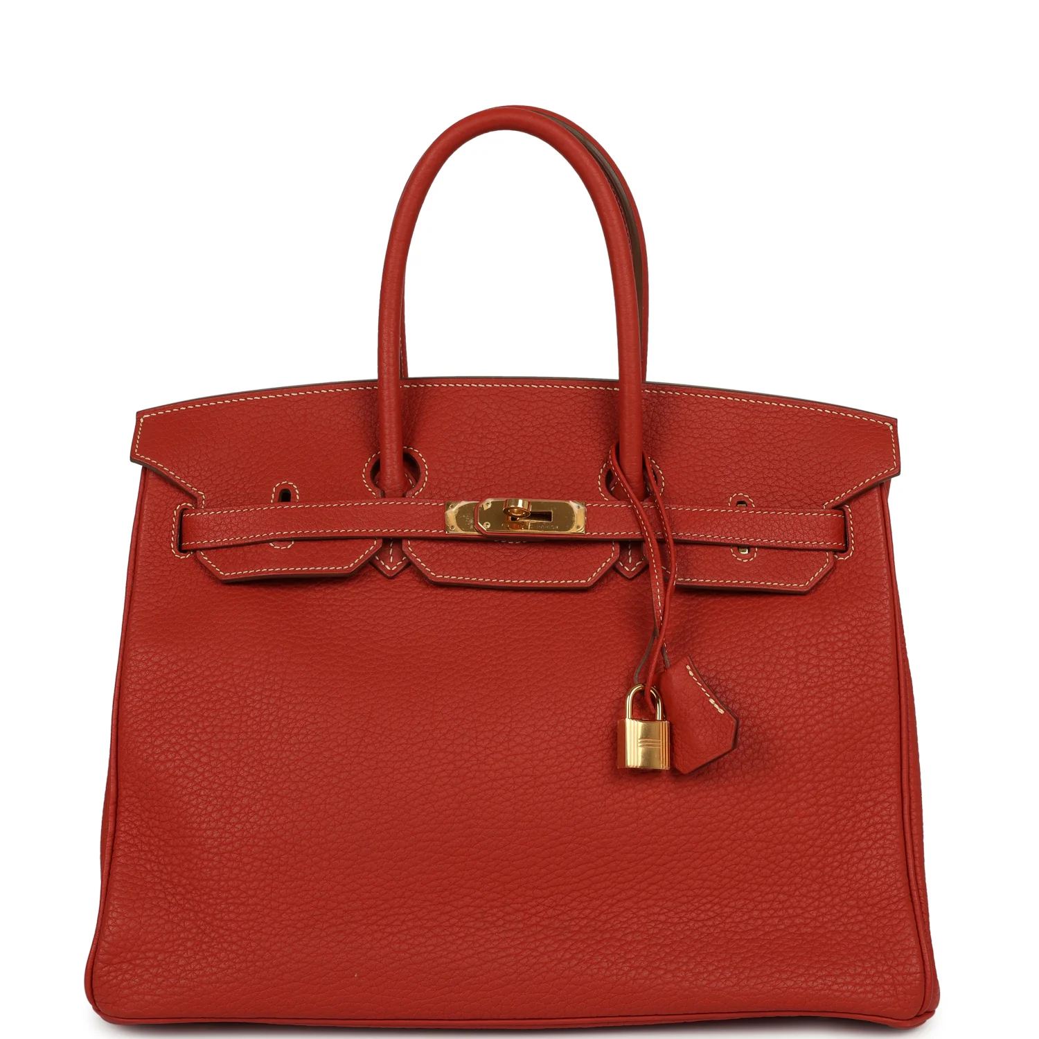 Hermes Birkin 35 Sanguine Fjord Gold Hardware