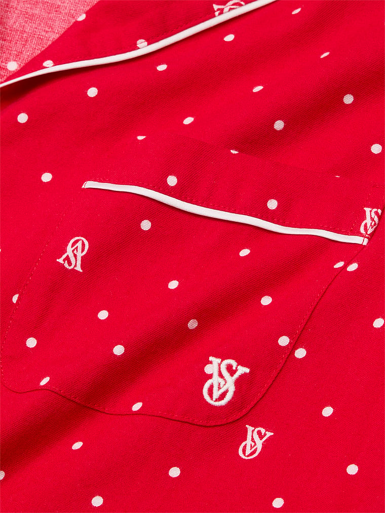 Victoria's Secret Flannel Long Pajama Set