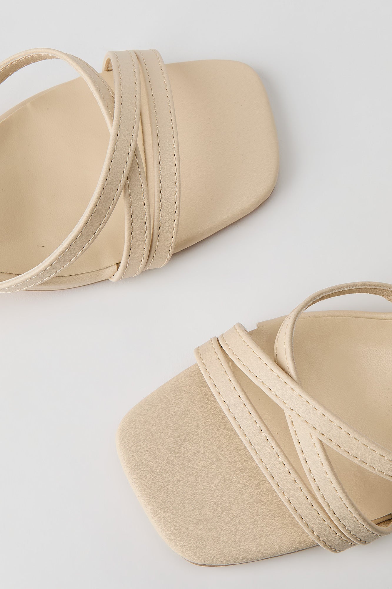 Strappy Ankle Strap Kitten Heel