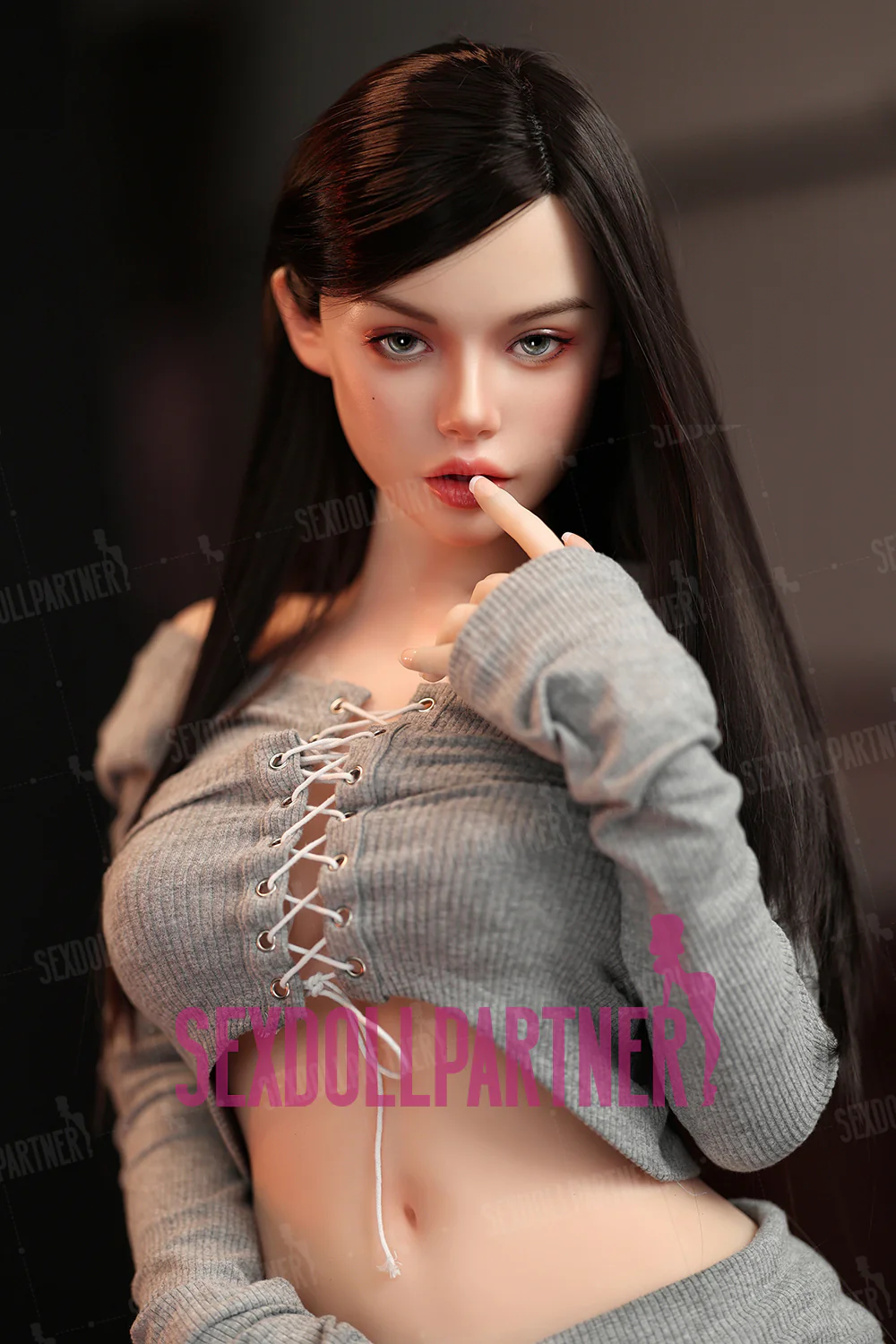 EU Stock - RIDMII Unique Design Fiora 5ft38/ 164cm 1130E ROS Soft Silicone Head + TPE Body Real-looking Female Blowjob Sex Doll Free 2nd Head
