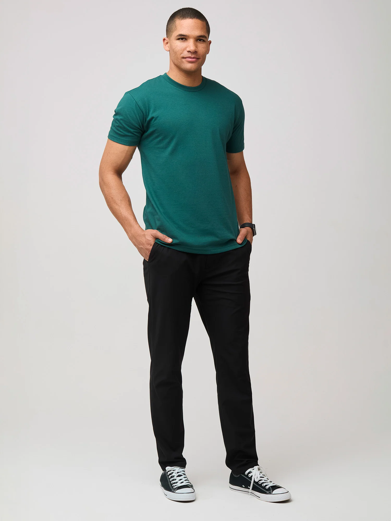 Dark Emerald Crew Neck