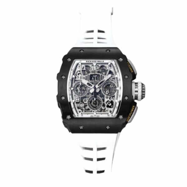 【7A Quality】Richard Mille Titanium Black/White Replica