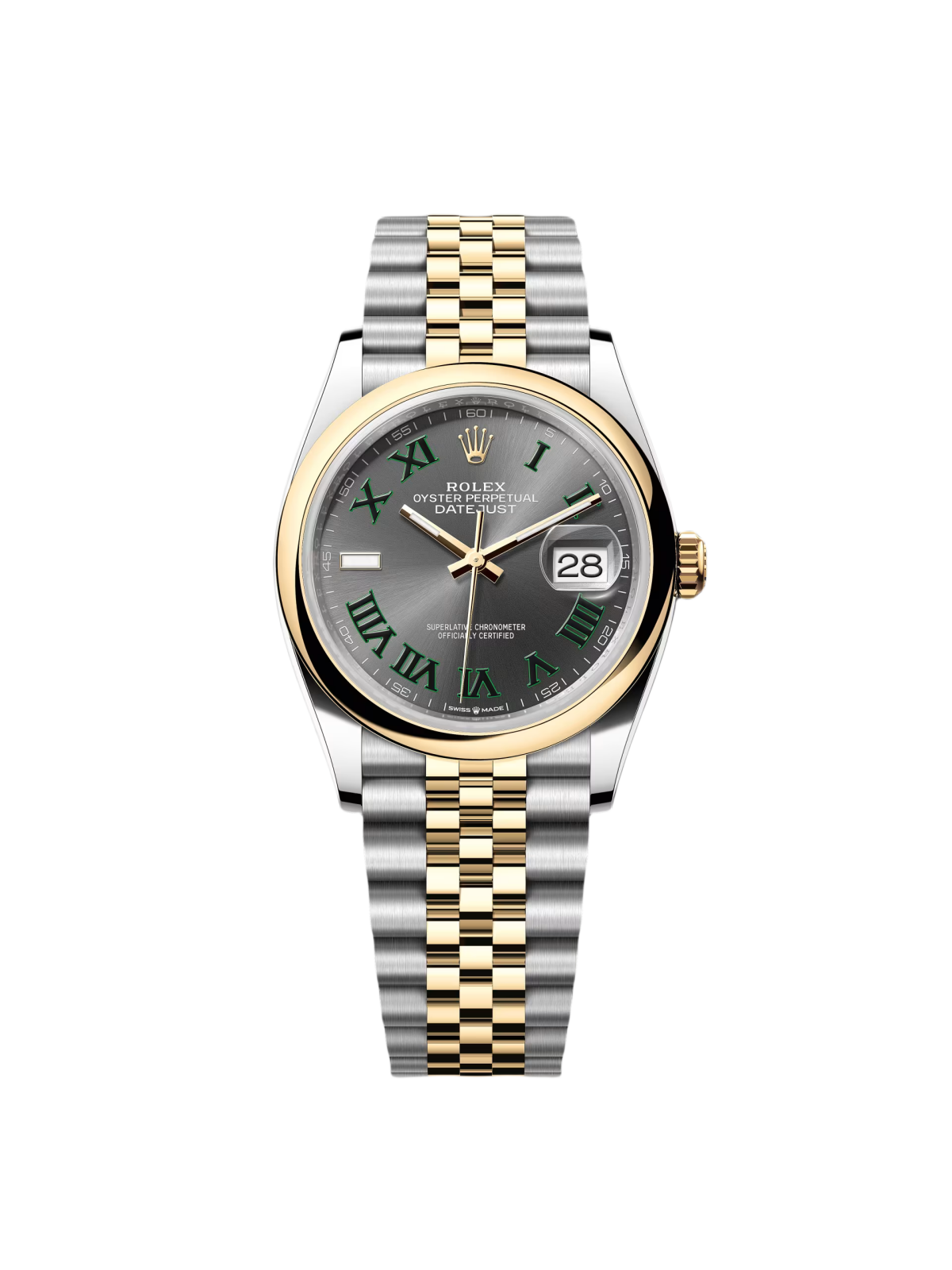 RLX  Datejust 36mm 126203 Slate Dial 36mm Domed Bezel Oyster Bracelet
