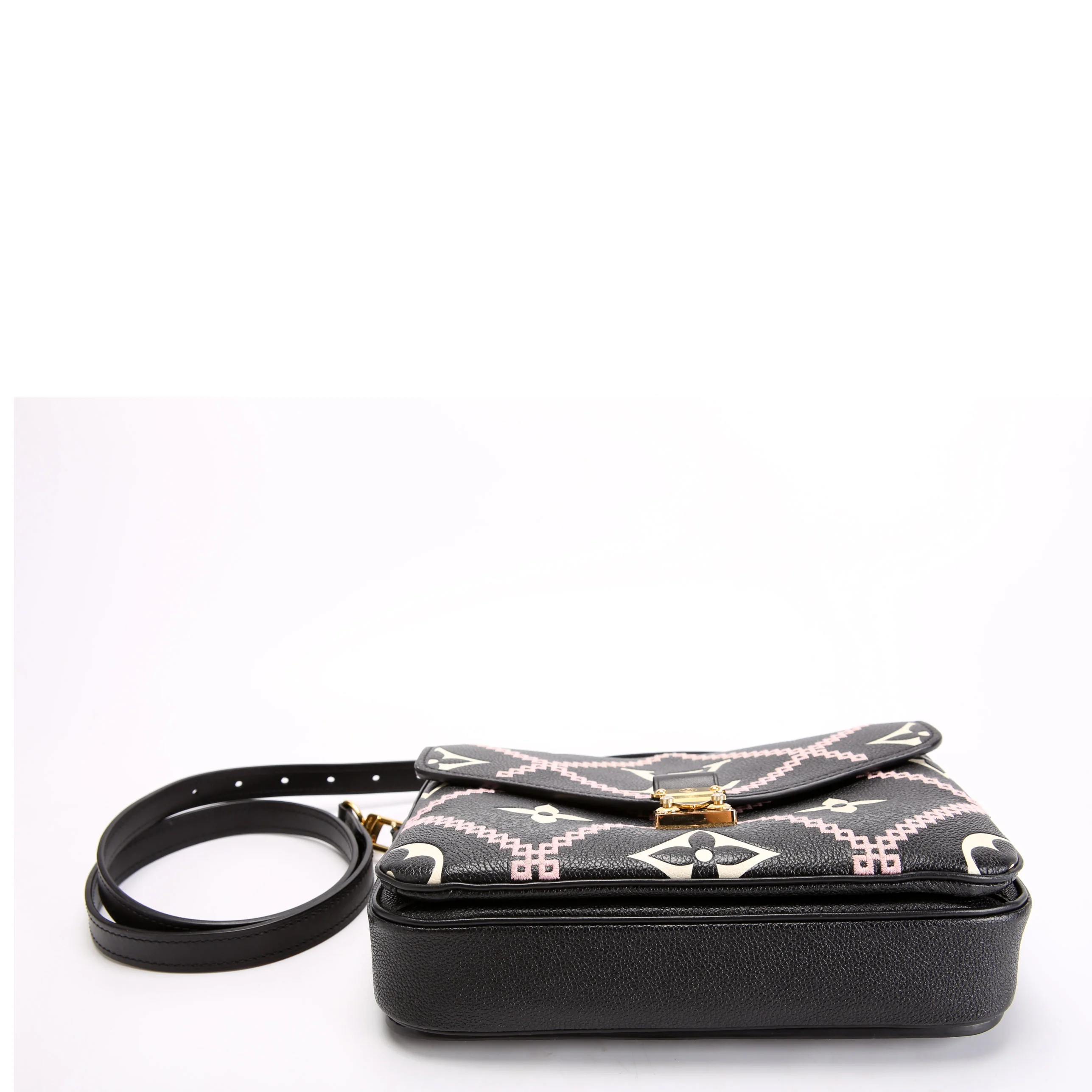 Pochette Metis Empreinte Giant Broderies Black/Pink