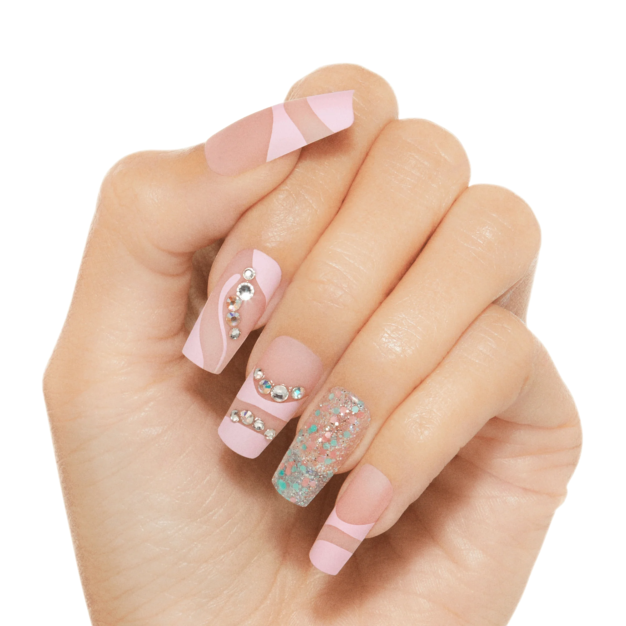 KISS Masterpiece Press On Glue Nails - Sweetest Pie