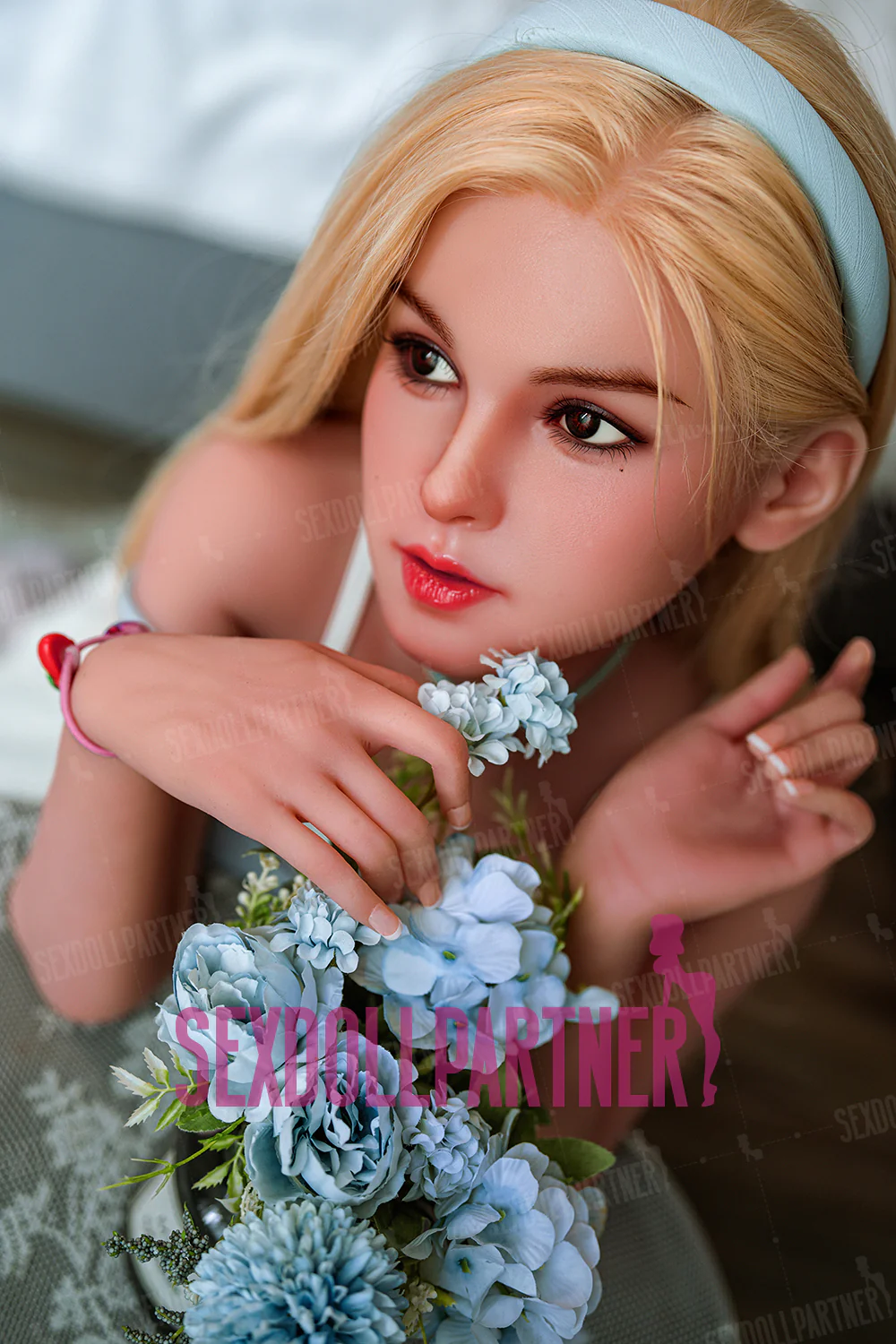 US Stock - Ariella 4.92ft/ 150cm M15 Movable Jaw ROS Soft Silicone Head + TPE Body Lightweight Cute Girl Adult Sex Doll