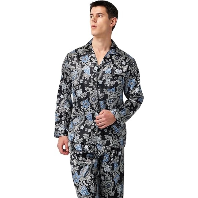 Classic Satin Pajama Set for Men