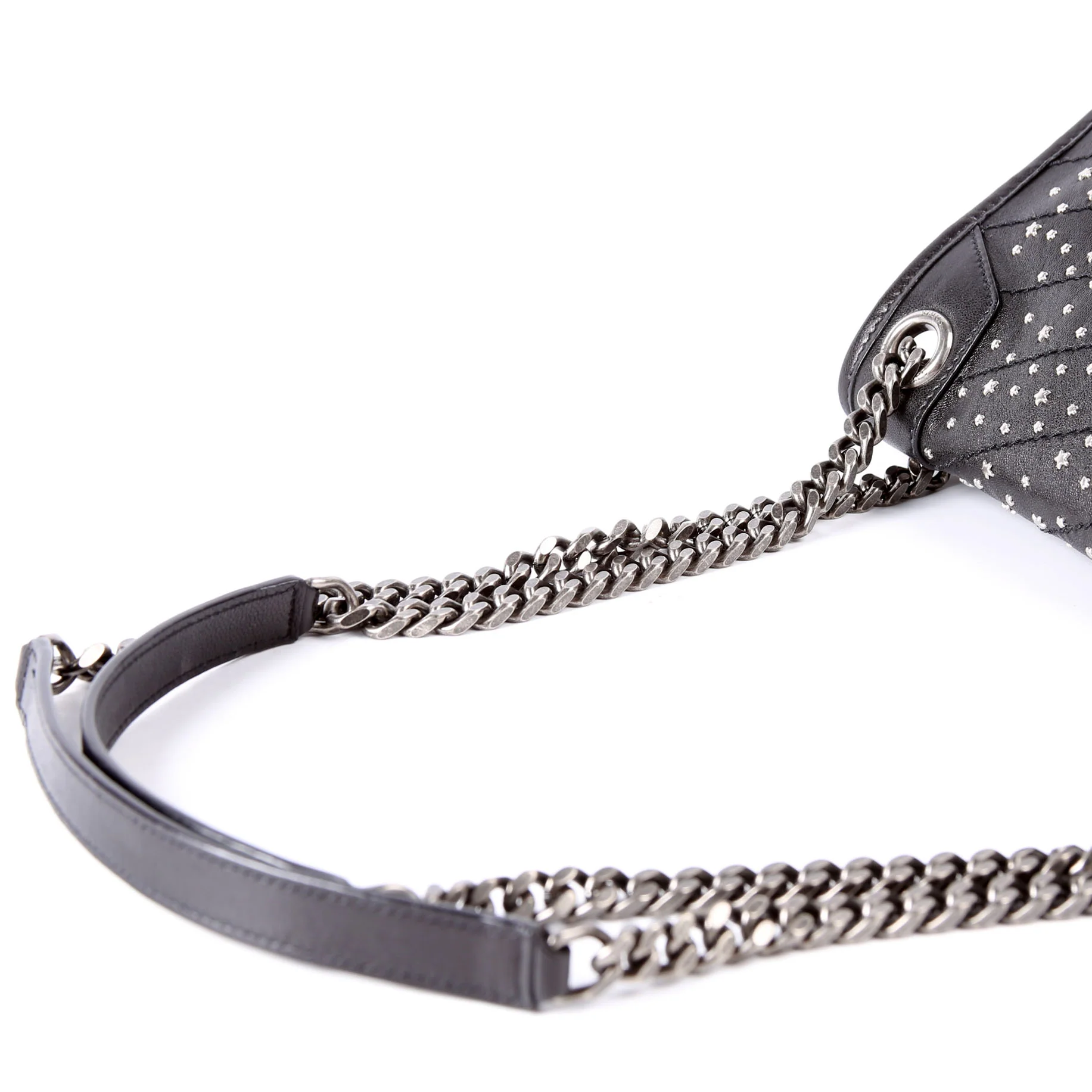 Niki Medium Stardust Studded Black/Silver