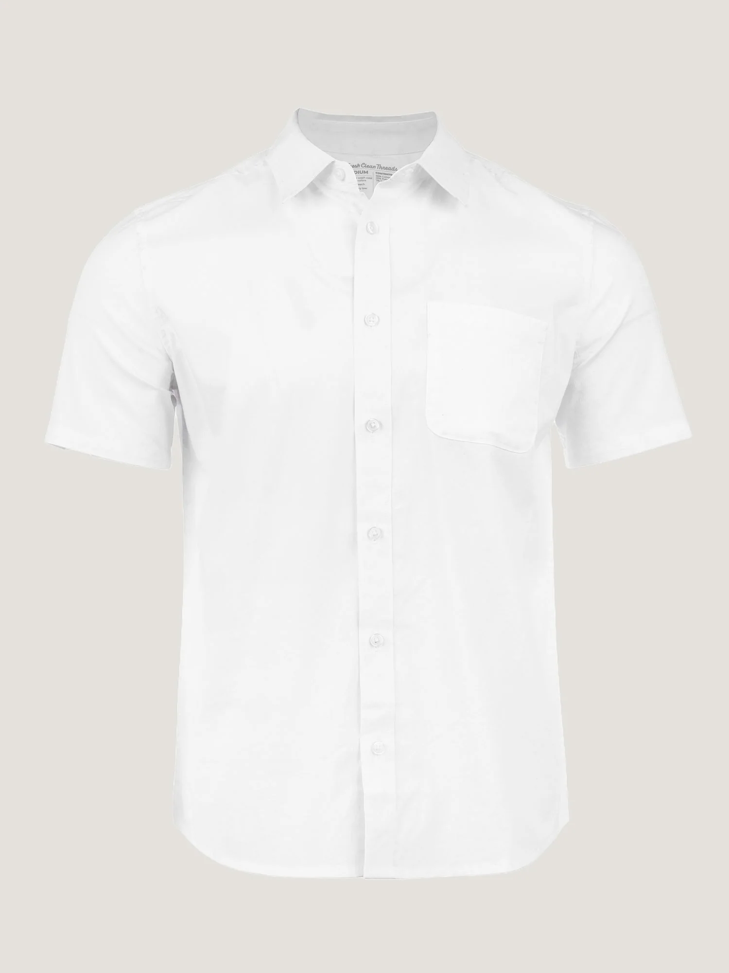 White All Day Short Sleeve Shirt