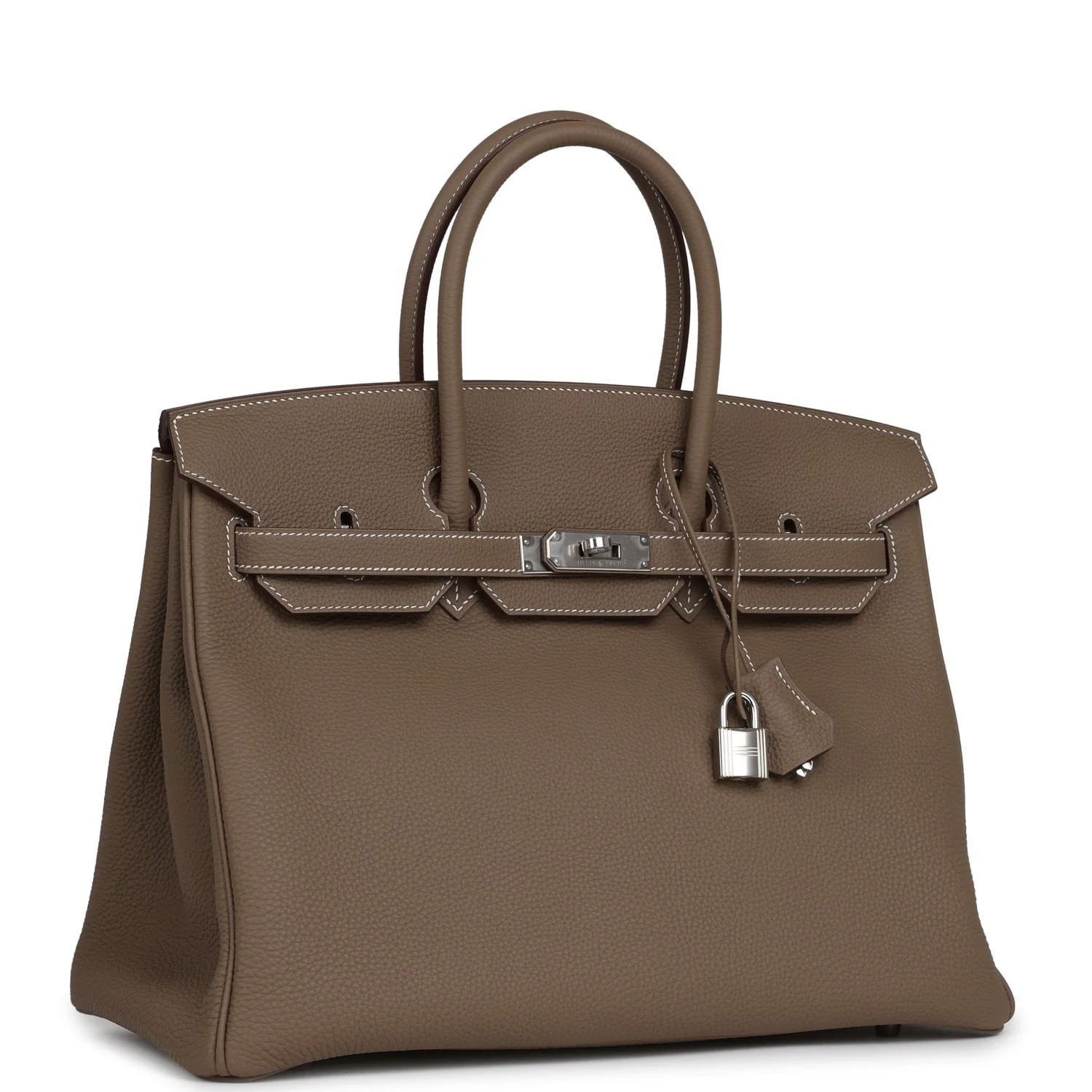 Hermes Birkin 35 Etoupe Togo Palladium Hardware