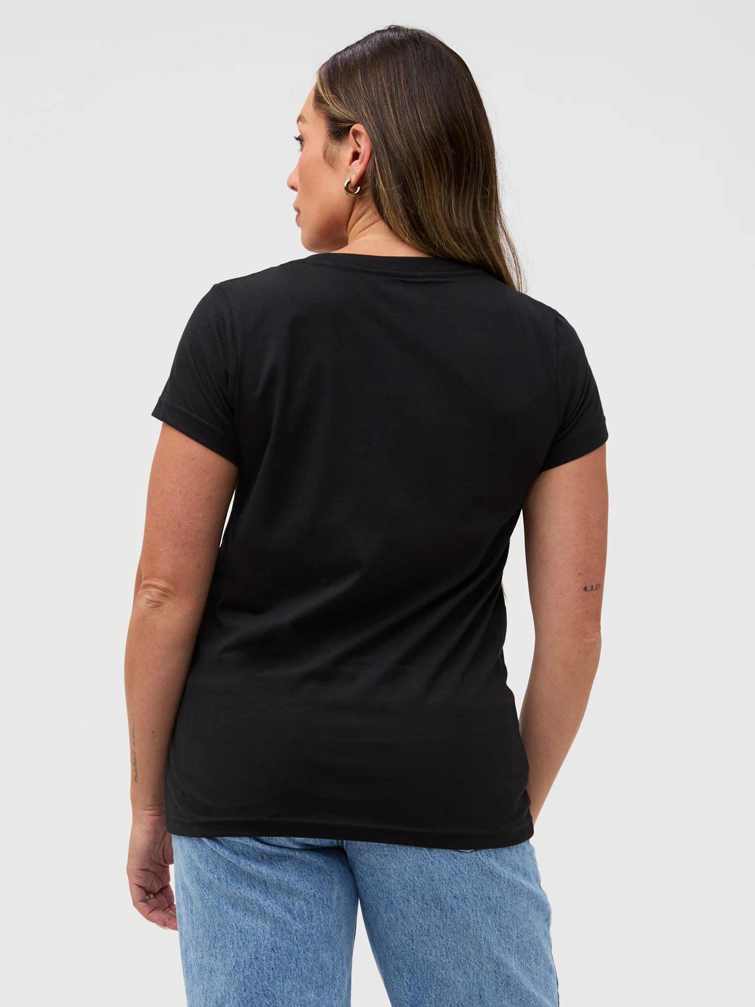 Women's V-Neck All Black 3-Pack