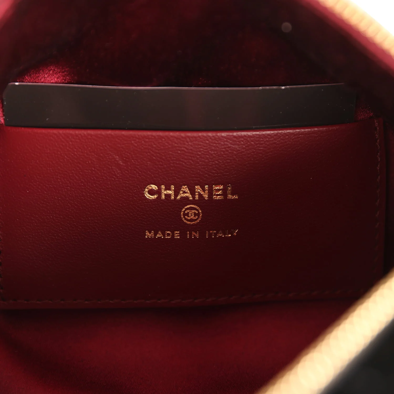 Chanel Tassel Barrel Bag Black Velvet Gold Hardware