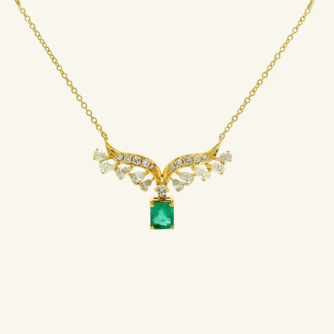 Holly Emerald Necklace