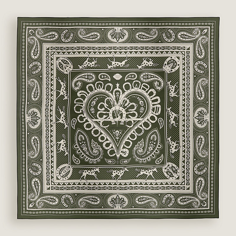 Cheval de Coeur Bandana shawl 140