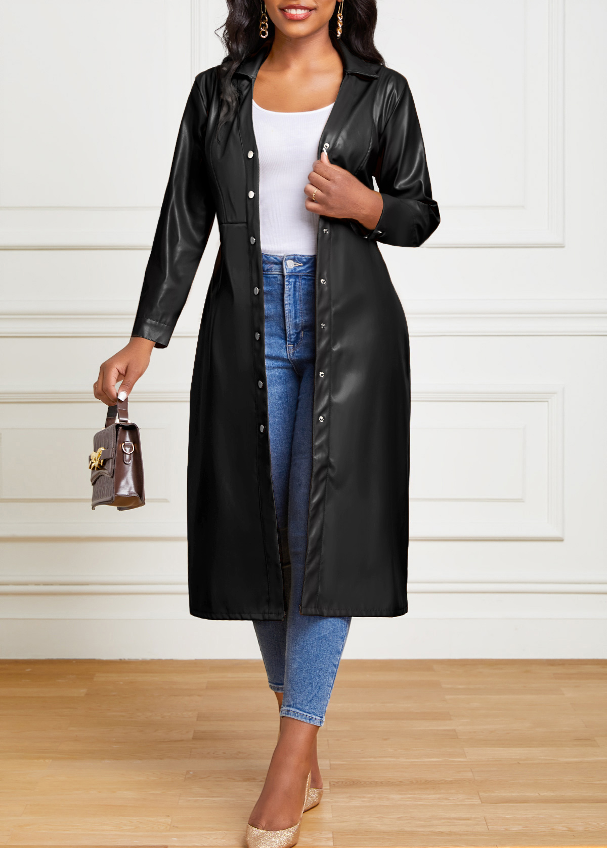 Belted Long Sleeve Bodycon Dress