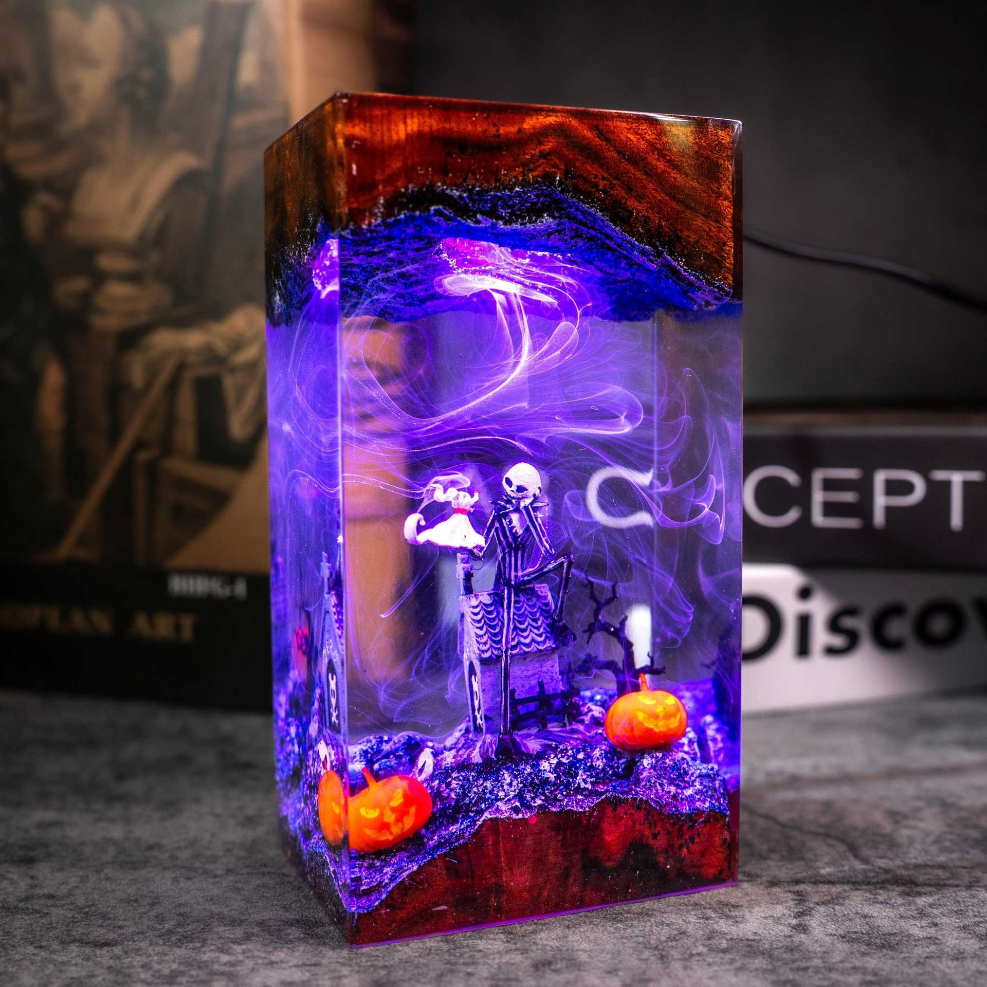 Handmade Resin Lamp
