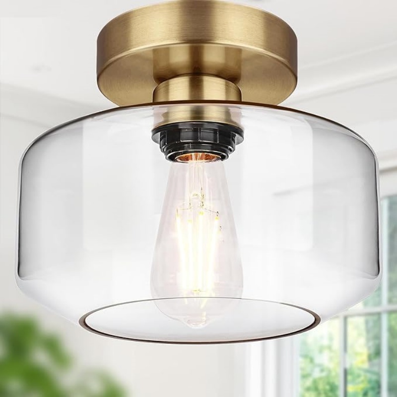CIELUME Industrial Semi Flush Mount Ceiling Light
