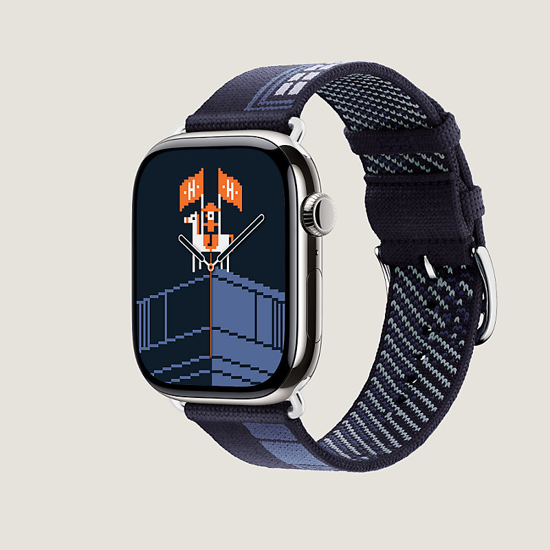 Band Apple Watch Hermès Single Tour 46 mm Faubourg Party