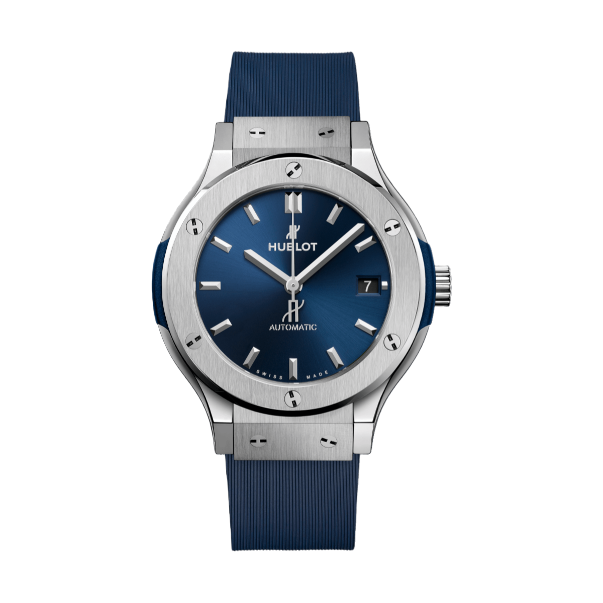 Hublot Classic Fusion Titanium 38mm 565.NX.7170.LR Blue Dial Unisex Size 565.NX.7170.RX
