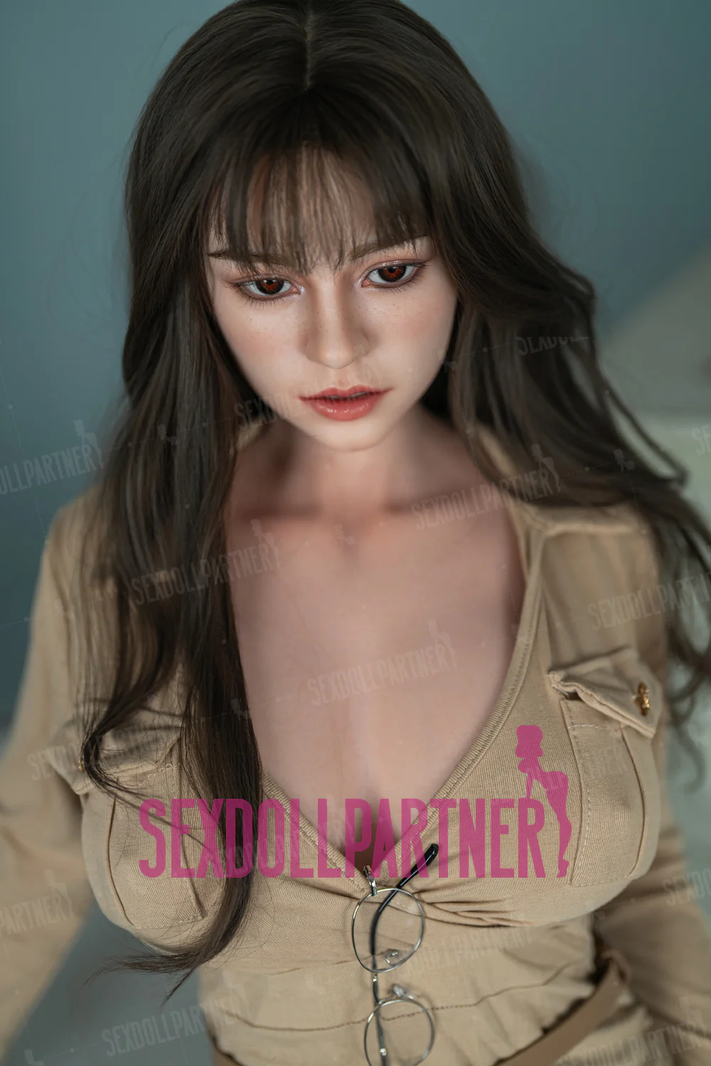 US Stock - Ireland Plus 5ft25/ 160cm M8ROS Head TPE Real-life Blonde Big Boobs Adult Sex Doll