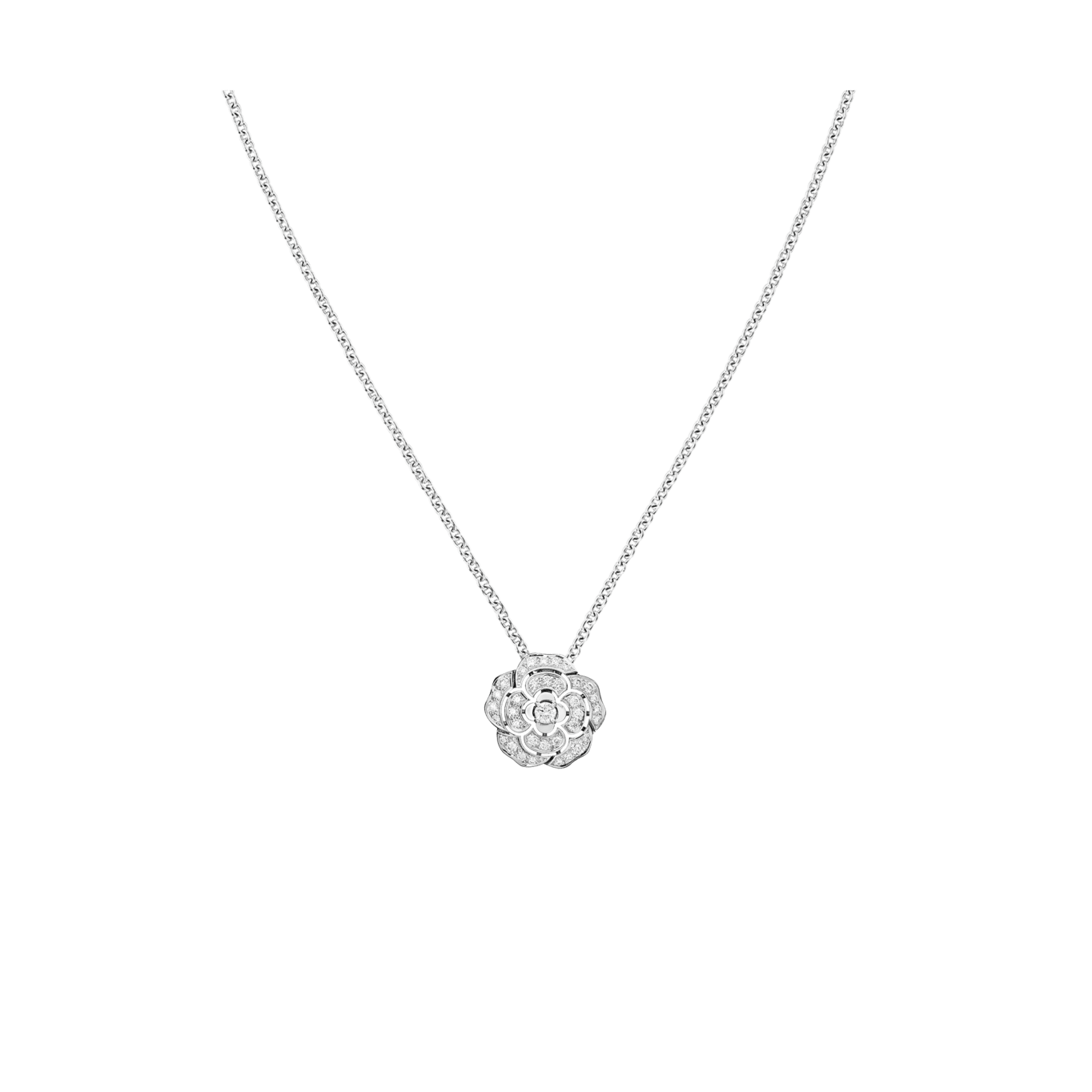 Bouton de Camélia necklace