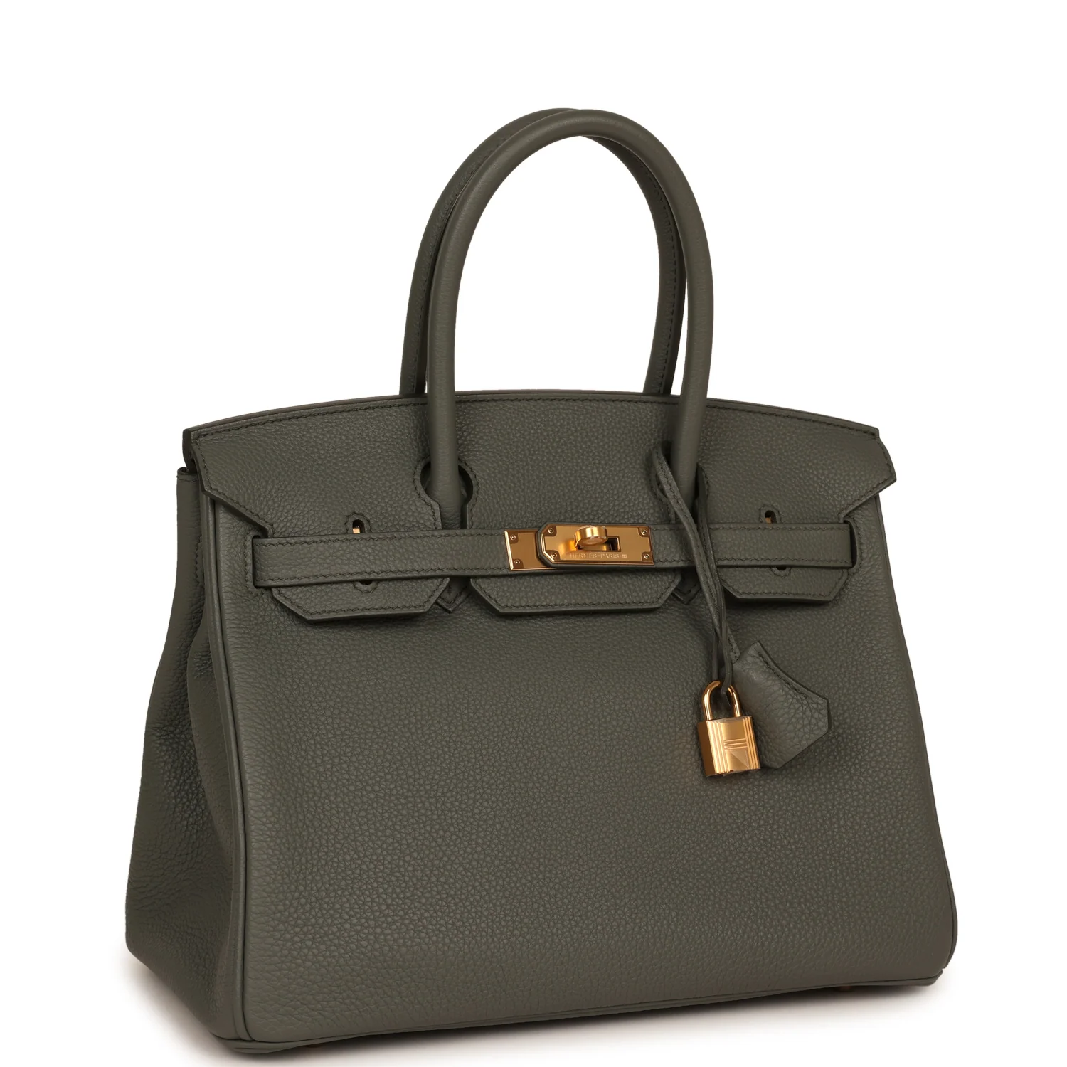 HERMÈS Birkin 30 Vert Amande Togo Gold Hardware
