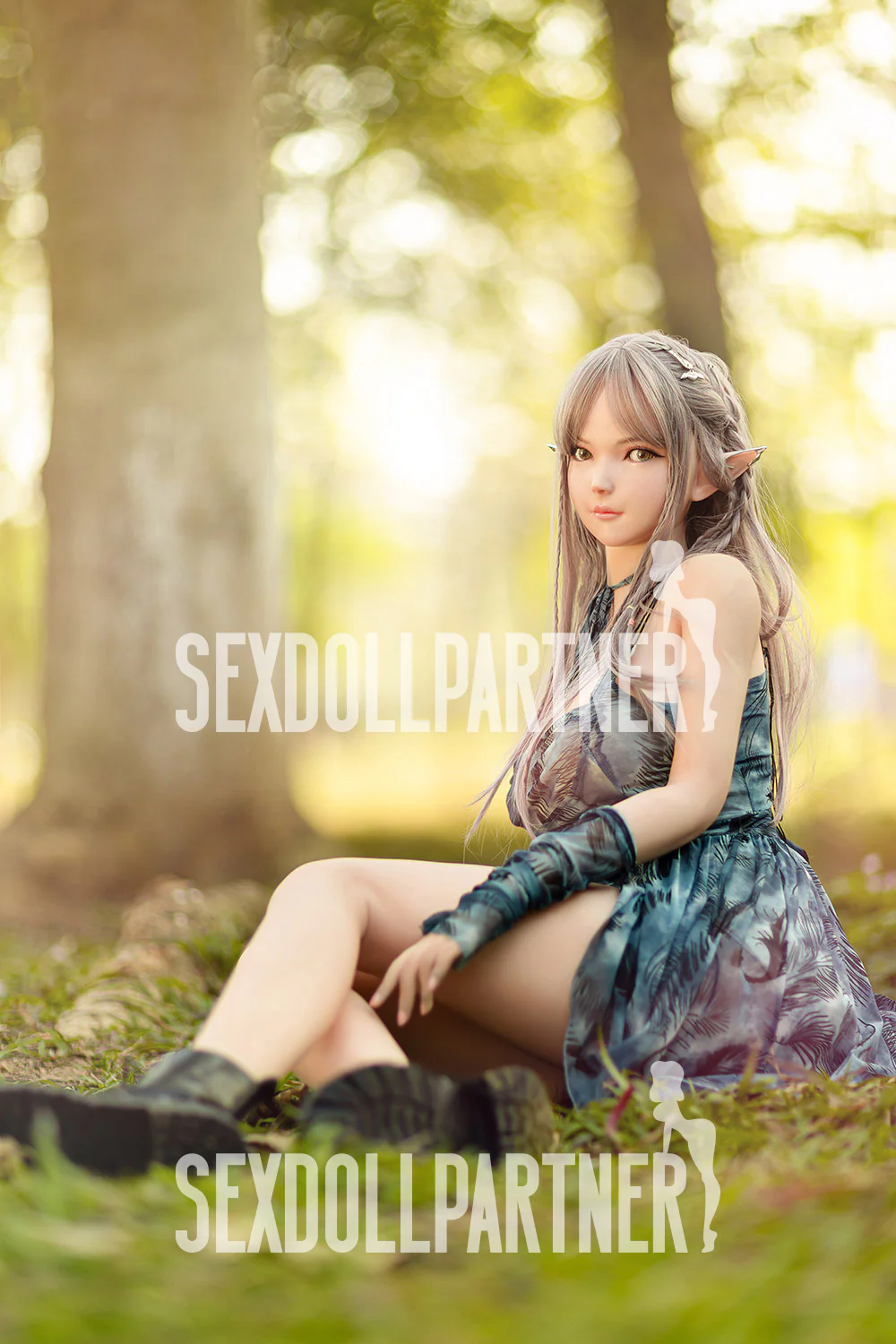 US Stock - RIDMII Aggie Unique Design 5ft34/ 163cm Silicone Head ELF Hentai Sex Doll