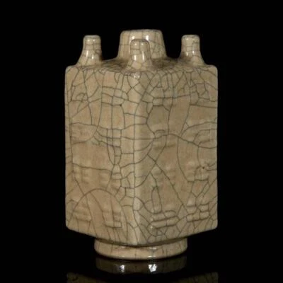 Old Chinese Song Ge Kiln Zong Vase w/pattern N3656