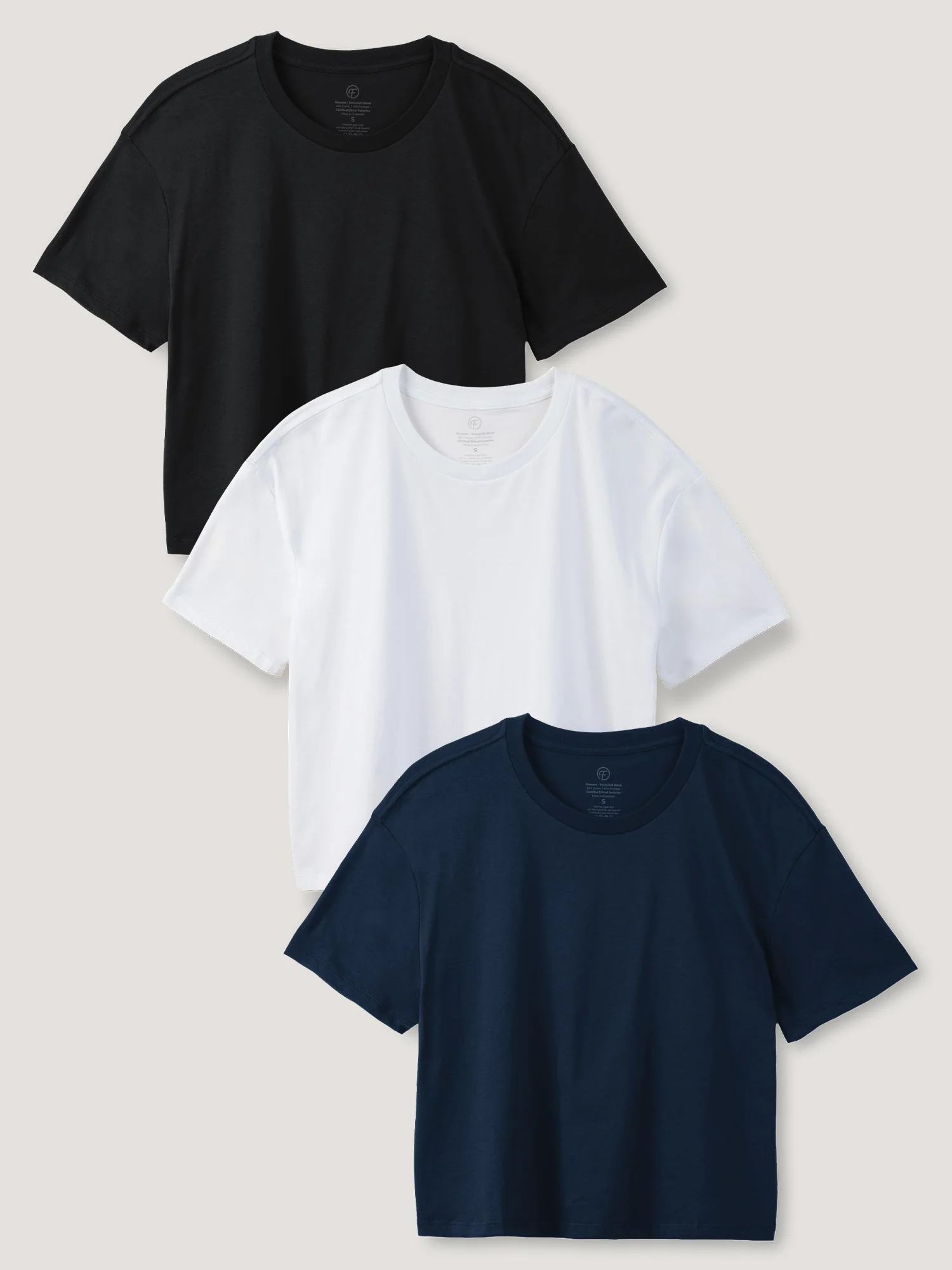 Women's Boxy Tee Staples 3-Pack