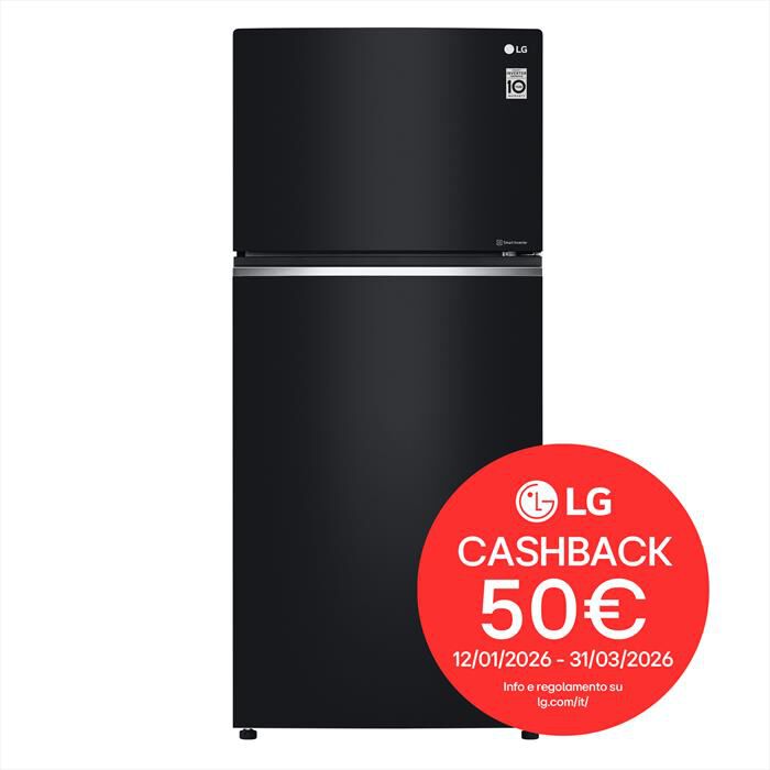 LG - Frigorifero 2 porte GTB744BMBED Classe E 509L-Nero