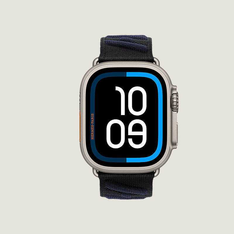 Ultra 3 case & Band Apple Watch Hermès Ultra Single Tour 49 mm En Mer
