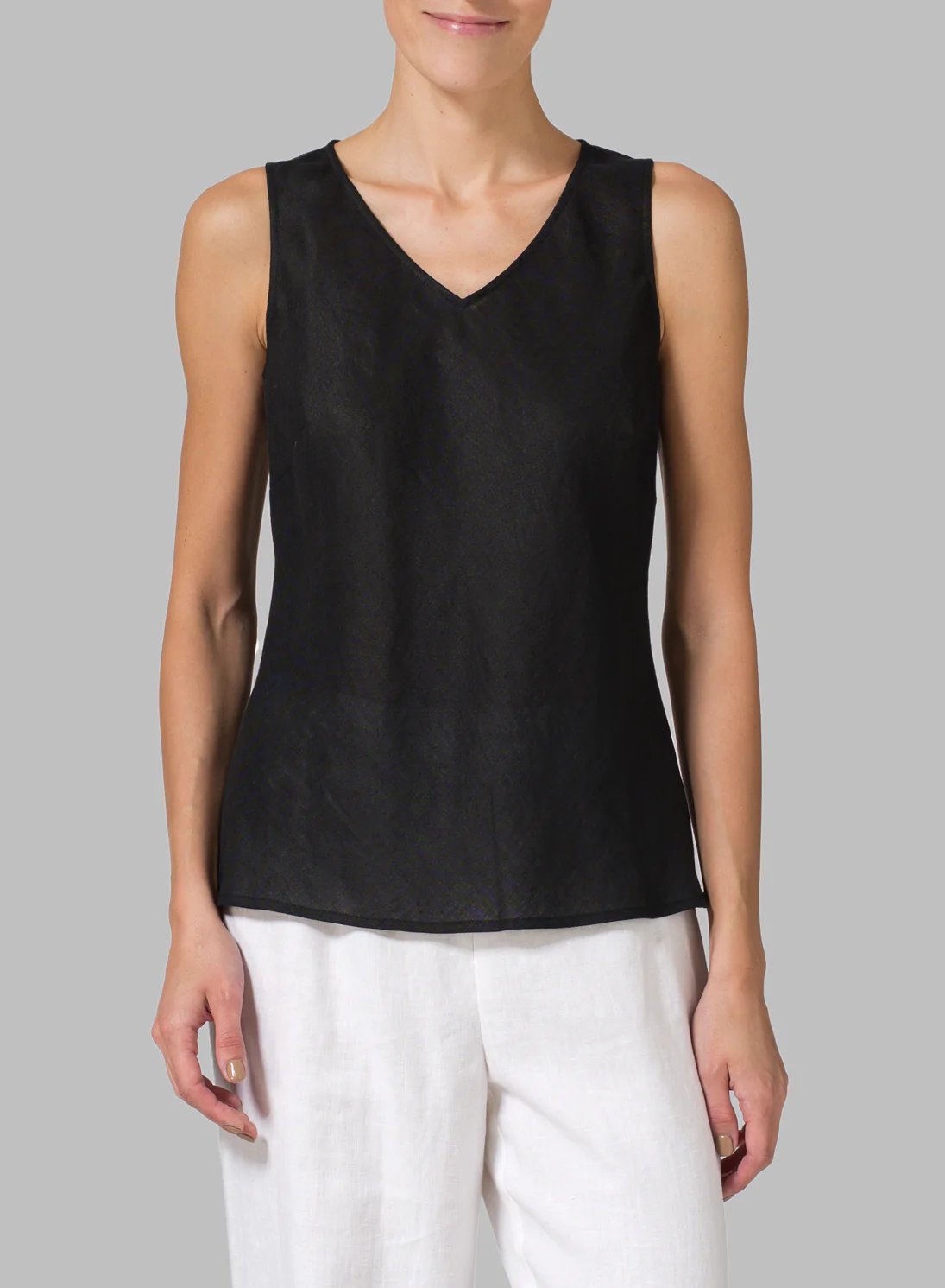 Cardigan Vest Cotton Linen White Vest