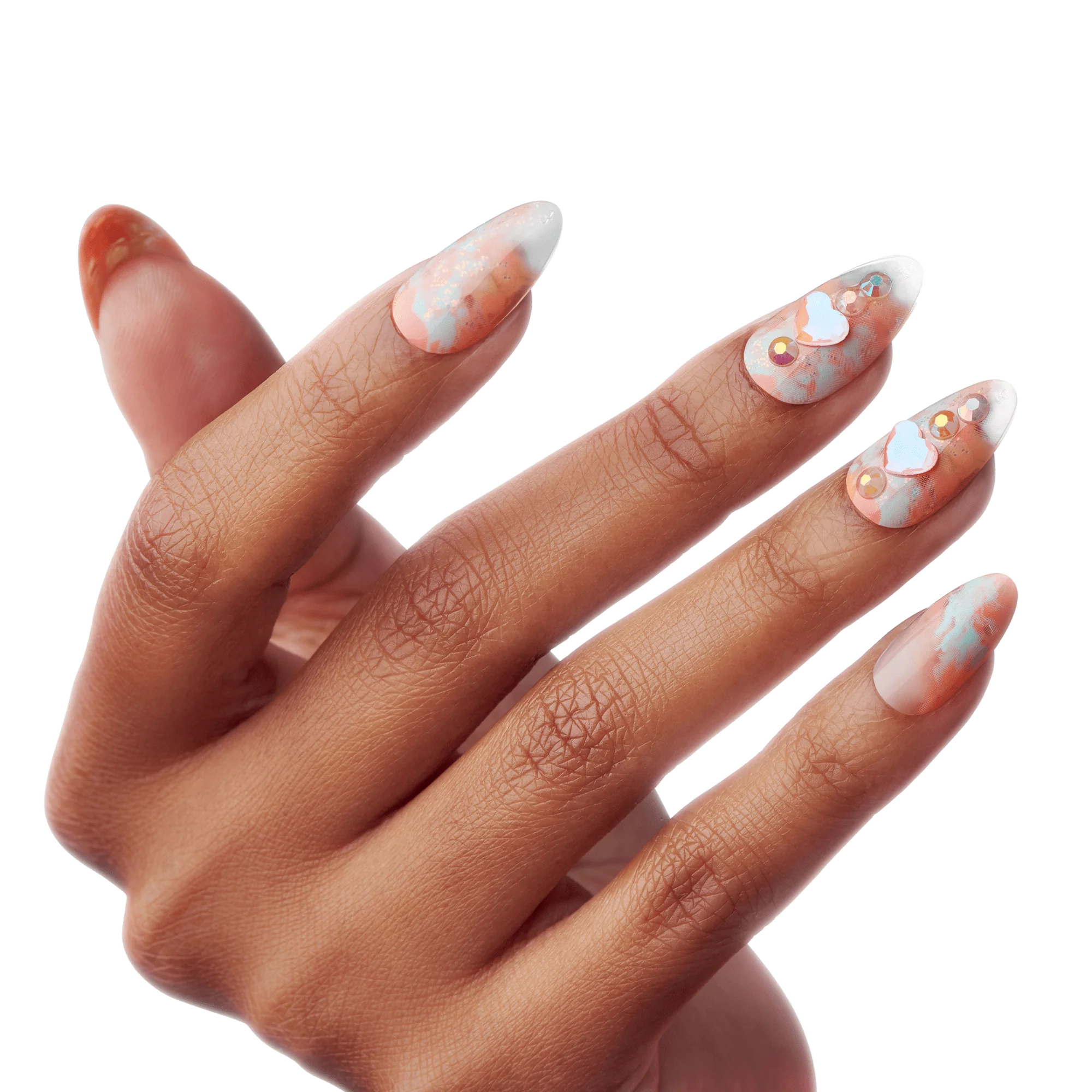 KISS Majestic Dream Press On Glue Nails - Beach Walk