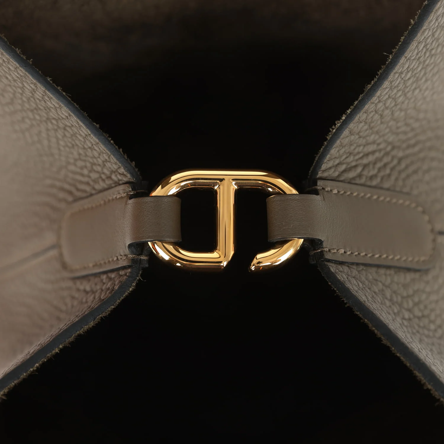Hermes In-The-Loop 18 Vert Loden Clemence and Swift Gold Hardware