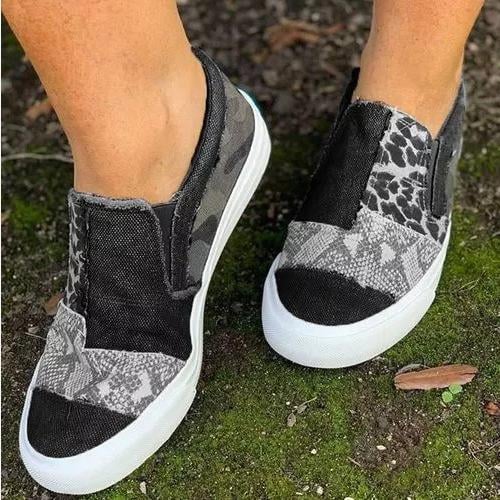 Flat set foot casual single shoes canvas shoes