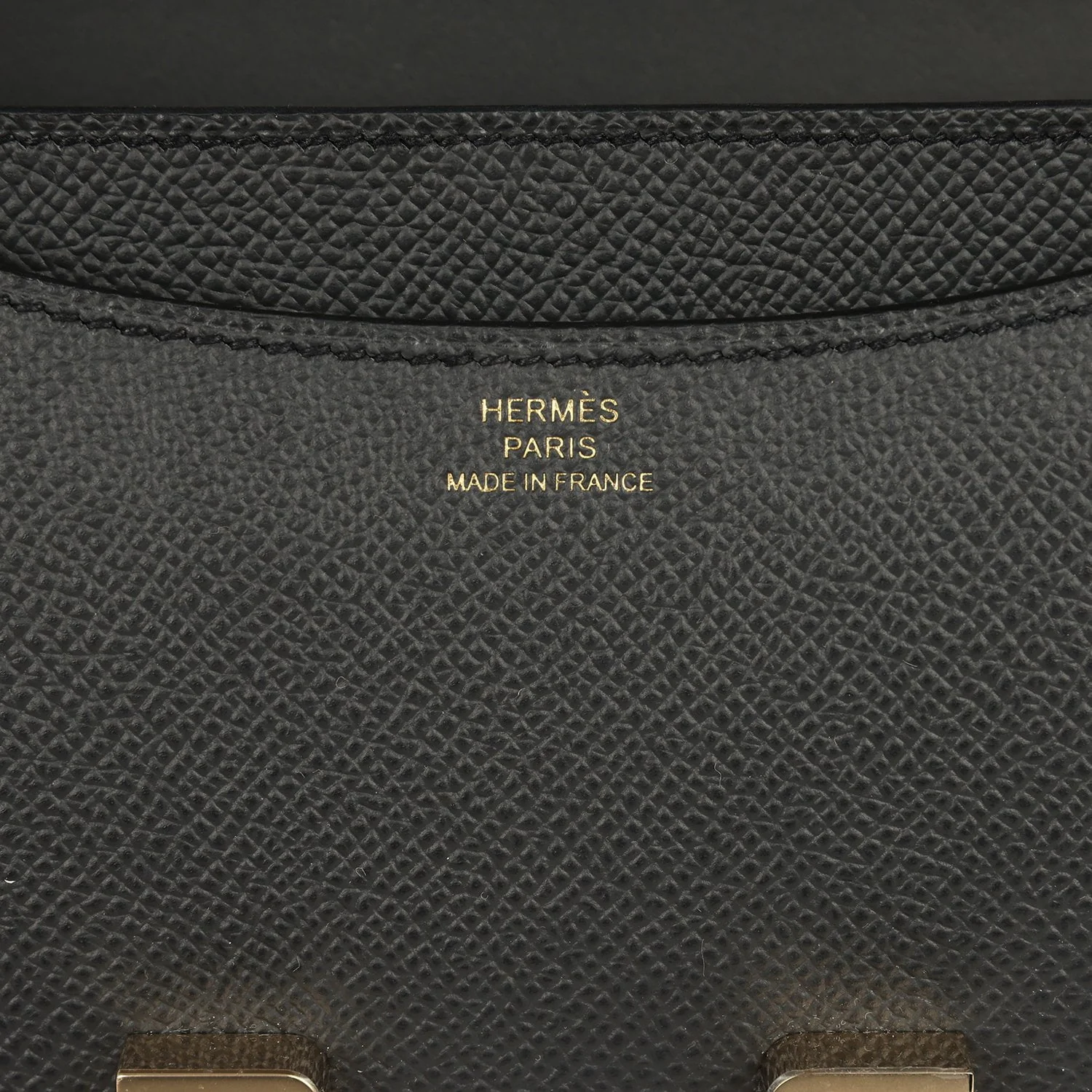 Hermes Constance 18 Plomb Epsom Permabrass Hardware