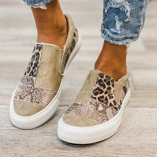 Flat set foot casual single shoes canvas shoes