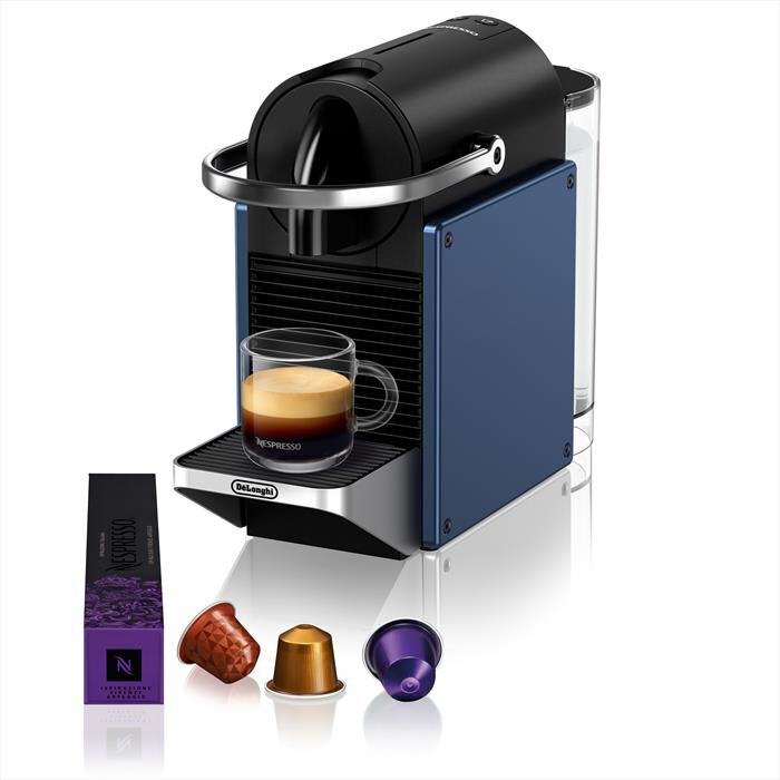 DE LONGHI - Macchina da caffè Pixie EN127.BL capsule Nespresso-blu