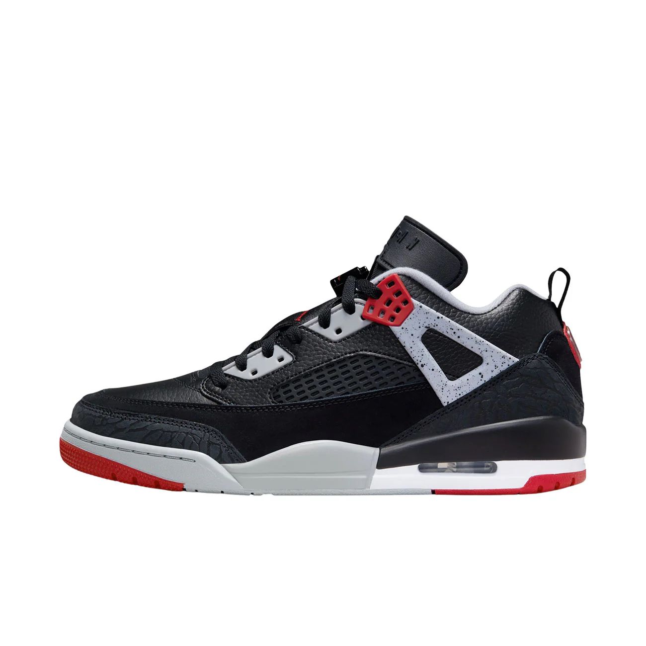 Jordan Spizike Low (Black/gym Red-wolf Grey-white)