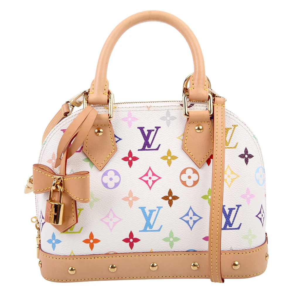 LOUIS VUITTON LV X TM Alma BB Multicolor Monogram White