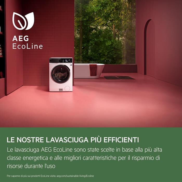 AEG - Lavasciuga LWR9C16BAY 10/6 Kg Classe A/BY-Bianco