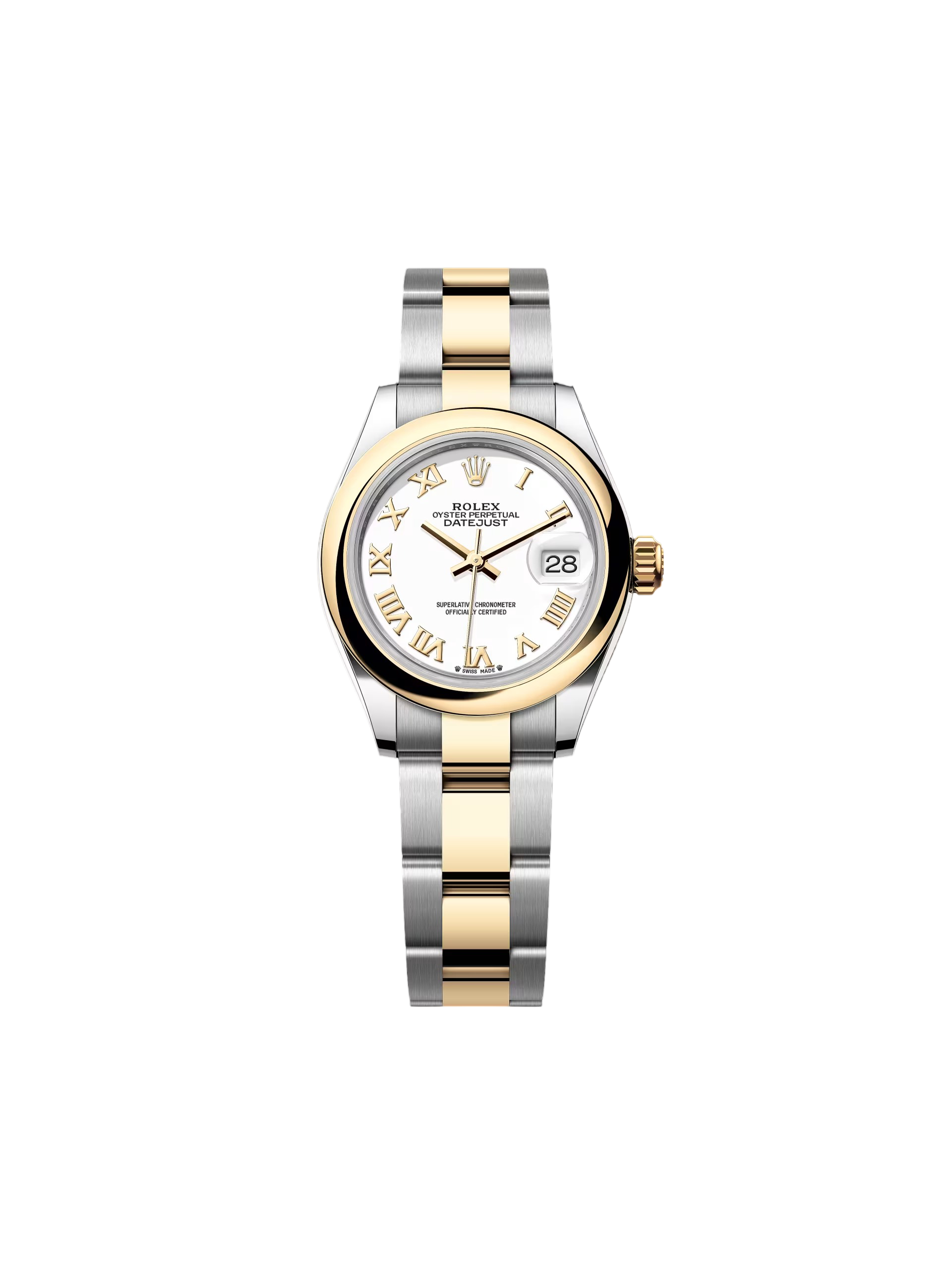 RLX Lady-Datejust 31mm  279163 White Roman Dial Oyster Bracelet